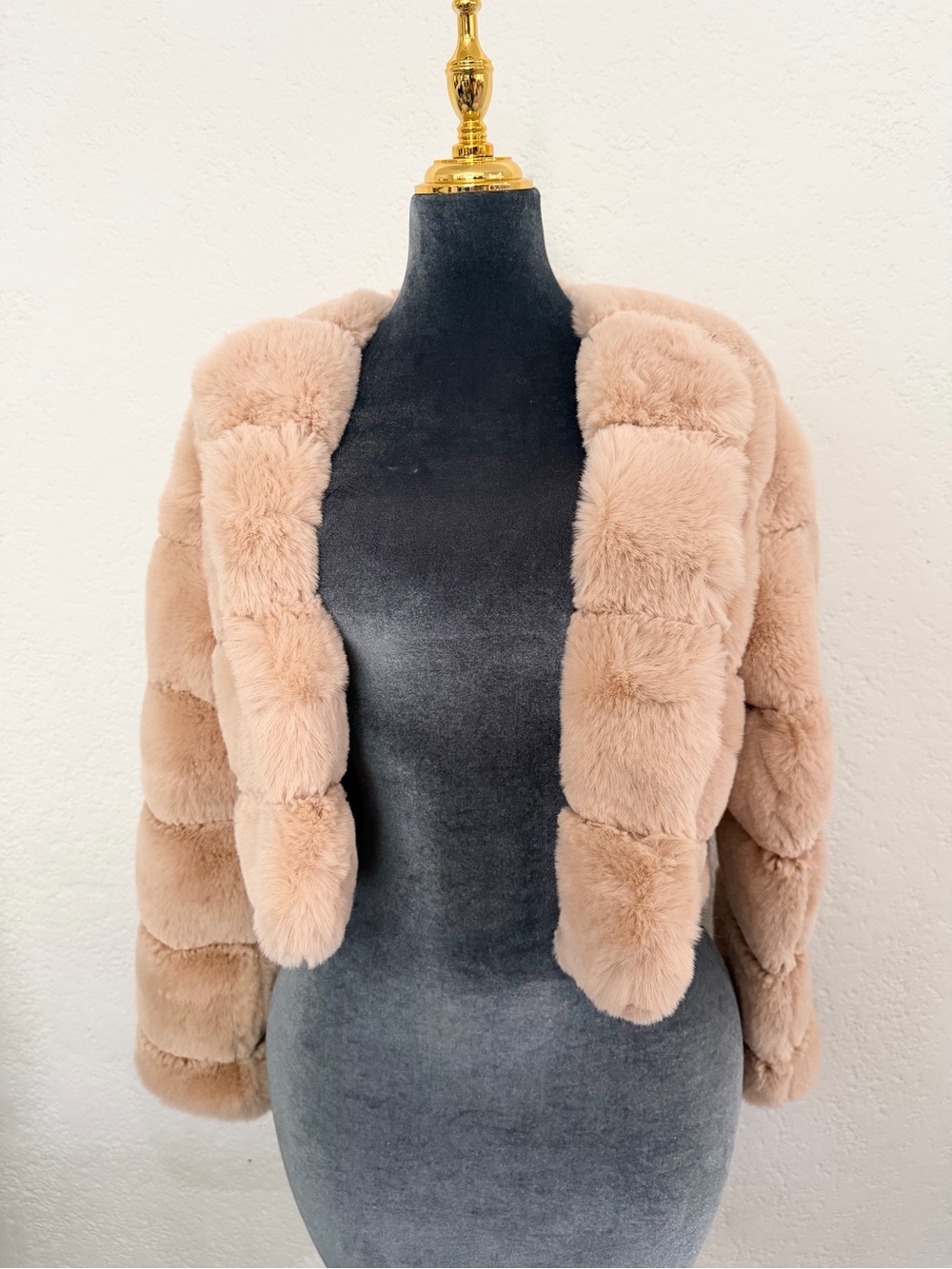 Faux fur coat